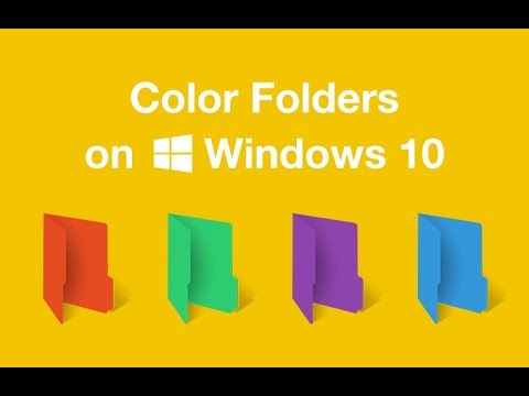 वीडियो: फोल्डर का रंग कैसे बदलें
