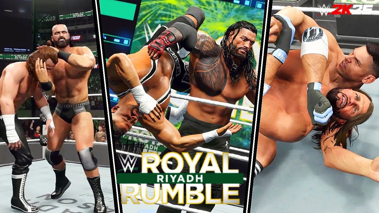 WWE 2K25: Royal Rumble 2026 Full Show Prediction Highlights! (Part 1)