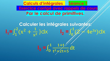 Exercice corrigé sur le calcul d
