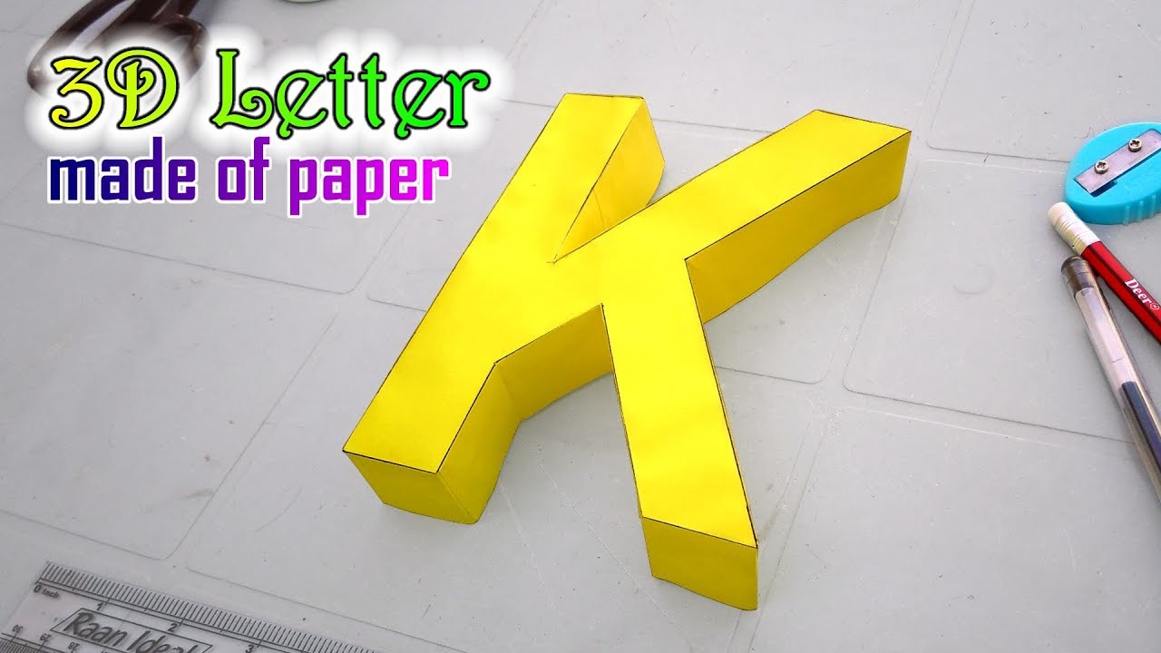 letter k 3d