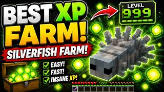 This Silverfish Farm Gives INSANE XP in Minecraft Bedrock