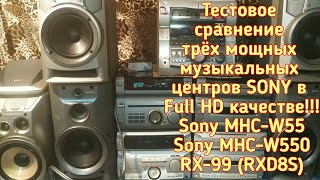 : Sony MHC-W55, Sony MHC-W550, Sony RX-99 (RXD8S) .