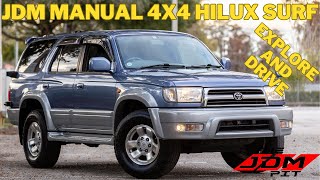 Let's Explore and Drive this 1998 JDM Toyota Hilux Surf Manual 4x4 with only 62K Miles Together!