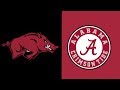 Week 6 2018 #1 Alabama vs Arkansas Full Game Highlights