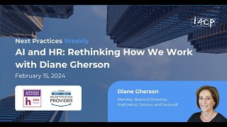 AI and HR: Rethinking How We Work with Diane Gherson