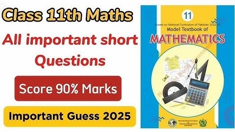 Important Question Class 11 Maths| 11 class Math important Questions 2025 nbf
