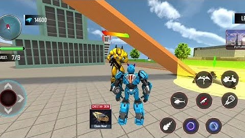 Police Limo Robot Car Transformer Games || Level 5 - Car Game Android Gameplay