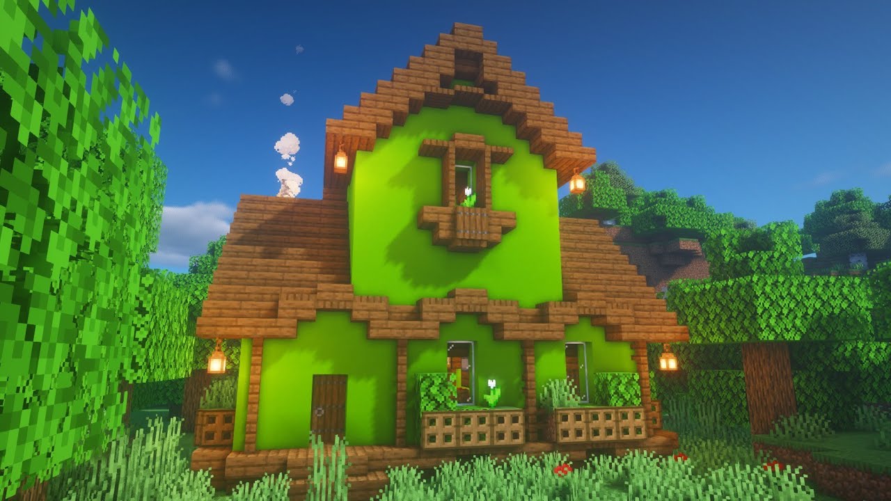 Easy Concrete House Tutorial - Minecraft - YouTube