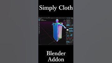 Blenderのアドオン「Simply Cloth」の紹介動画です。概要欄にURLがあります。#blender #addon #simplycloth