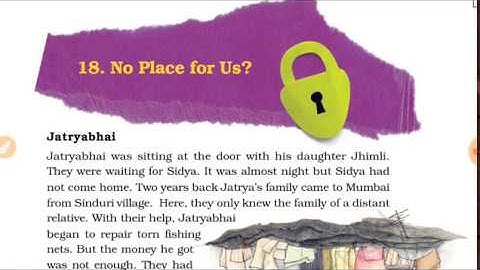 Class 5th EVS chapter 18 No place for us full explanation हिंदी में