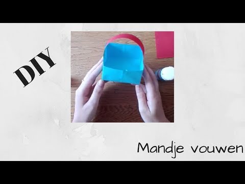 Video: Hoe Maak Je Een Papieren Mand?