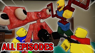 WEIRD STRICT DAD, BUT MONSTERS ATTACK EACH OTHER! (ALL EPISODES) Roblox Animation