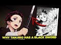 the REAL reason Tanjiro Has A Black Nichirin Sword in Demon Slayer Explained (Kimetsu no Yaiba)