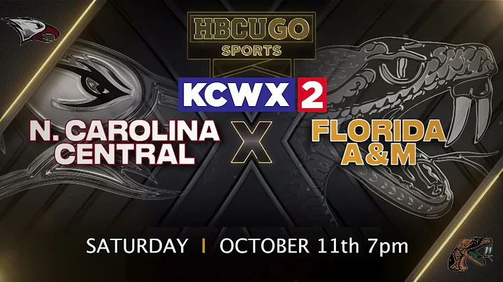 HBCU North Carolina Central vs Florida A&M, Game Time: Oct 10th at 7PM