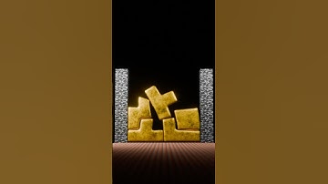 Tetris Softbody Mesh / Blender Animation!!! #softbody #games #tetris #gaming #animation #puzzle