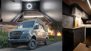 MONSTERVAN BUILDS WORLD'S BEST 3.5t STEALTH RV ! Monstervan SPRINTER 4x4 2024 Smart Shower