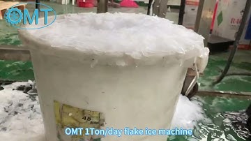 OMT 1Ton Flake Ice Machine Testing