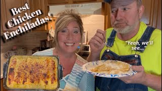 Quick, Easy and Delicious Chicken Enchiladas! Gotta Try This One!