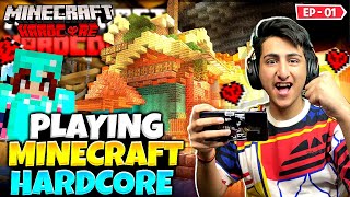 Minecraft Hardcore Playing For First Time😨😂Ep-1 Season-1