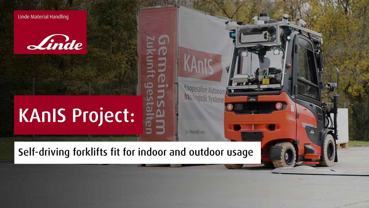KAnIS Project: Self-driving forklifts fit for indoor and outdoor usage