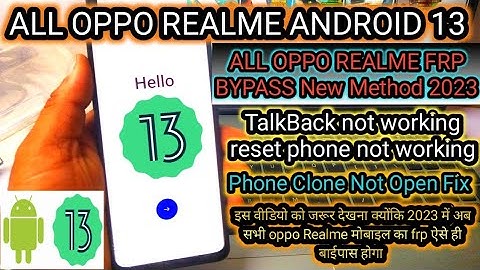 A2Z All Oppo Bypass FRP Android 13 || ColorOS 13 Without PC Working || Phone Clone Not Open100% Fix