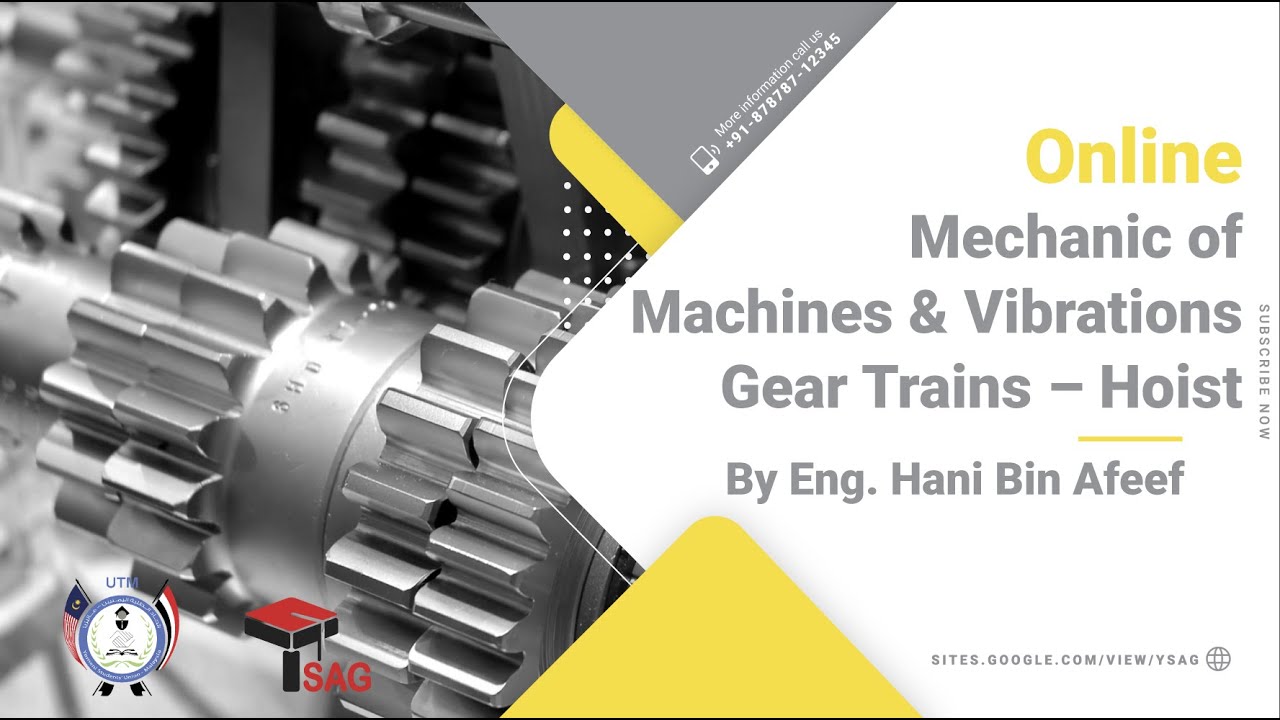 Gear Trains Hoist Examples Mechanic_of_Machines_&_Vibrations 