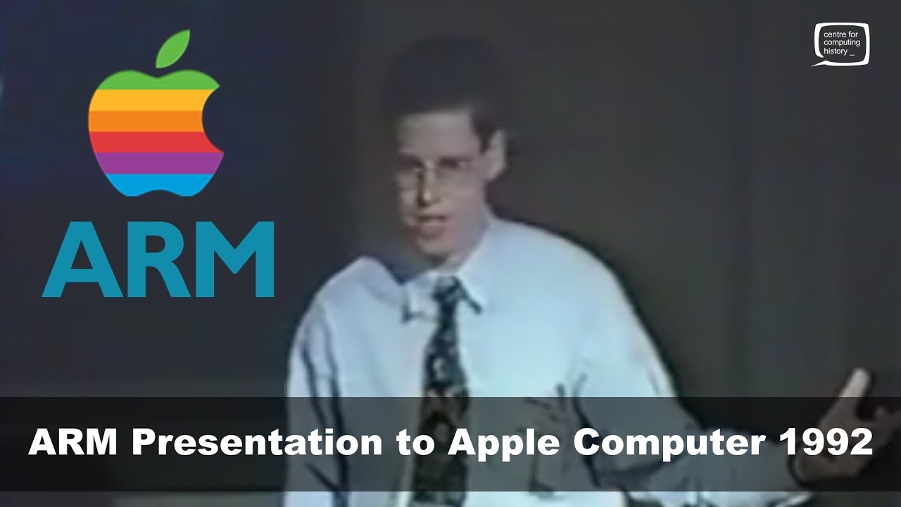 Historic ARM Presentation to Apple Computer - 1992 - YouTube