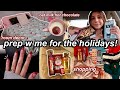 PREPARING FOR THE HOLIDAYS: shop w me, room decor, starting december vlog!