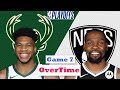 Milwaukee Bucks vs. Brooklyn Nets Full Highlights Overtime Game 7 | NBA Playoffs 2021