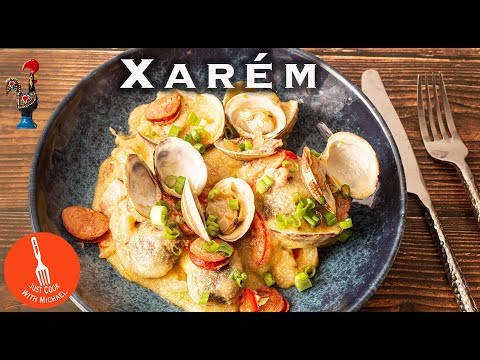 Xarém (Portuguese Cornmeal with Clams and Linguiça)