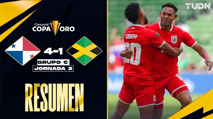 HIGHLIGHTS - Panamá 4-1 Jamaica | Copa Oro - J3 2025 | TUDN