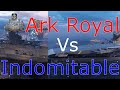 World of Warships- Ark Royal Vs. Indomitable