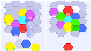 Hexa Sort Puzzle Walkthrough 4 , ios Gameplay Simulator Think Brain Android Games