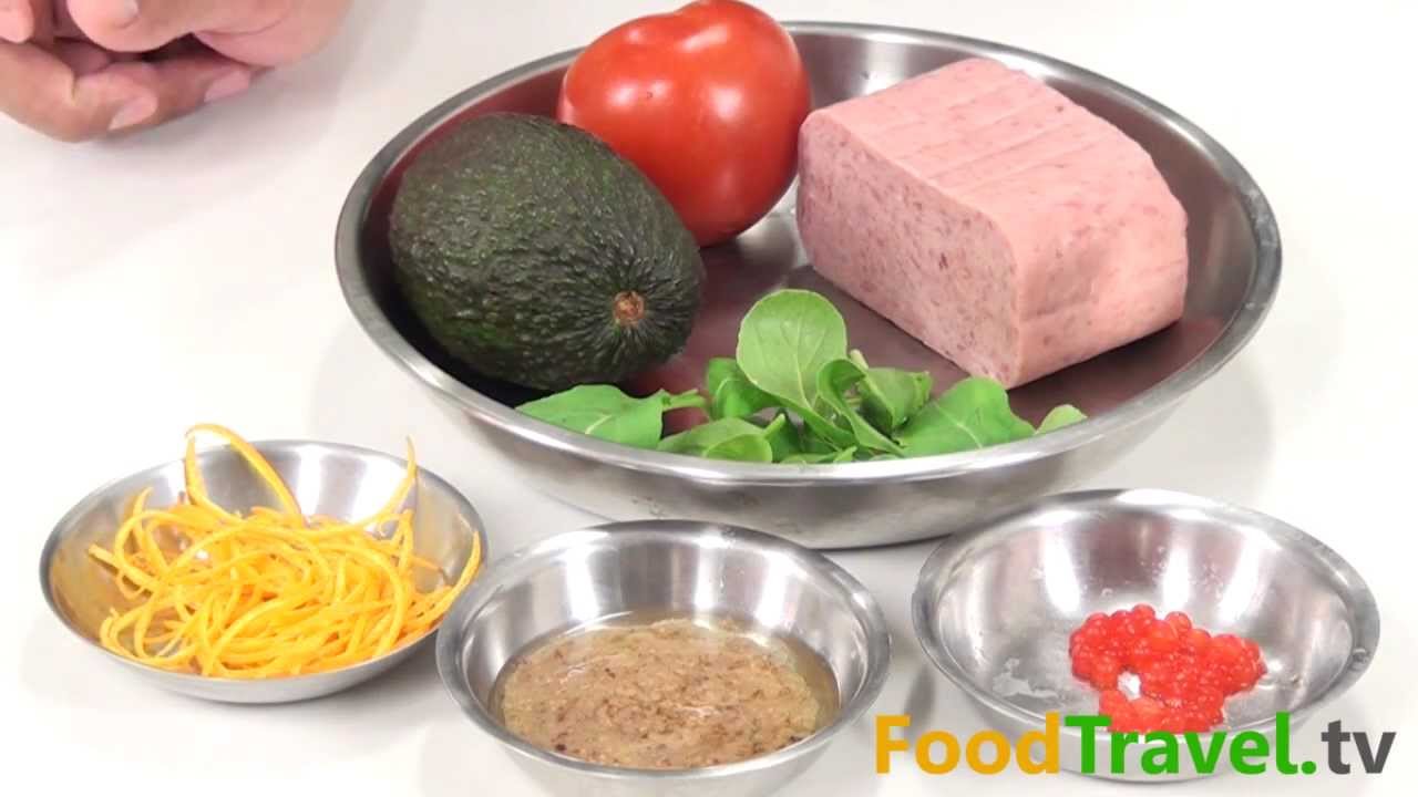 สลัดอะโวคาโดกับ SPAM (Avocado & Spam Salad)