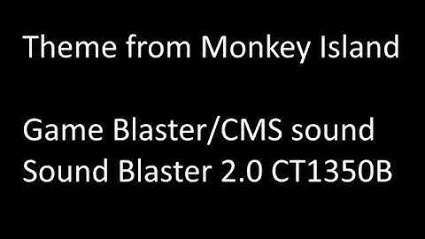 Theme from Monkey Island, Game Blaster/CMS sound