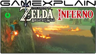 Zelda: Breath of the Wild - Burning Hyrule with the Fire Rod (Direct Feed Gameplay - E3 2016)