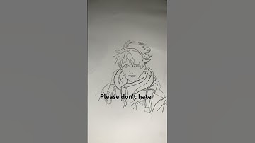 Please don’t hate it’s my first time drawing and if you like it please comment #art #Sketch #fypage