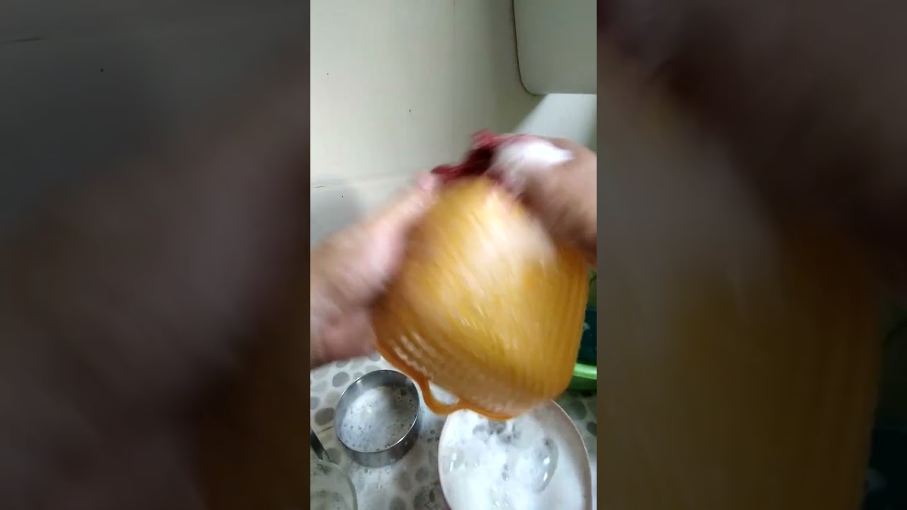 Cleaning them dishes to welcome Tet Holiday