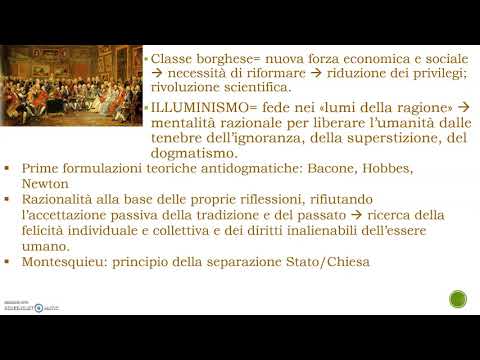 LETTERATURA ITALIANA: IL SETTECENTO: inquadramento storico e culturale