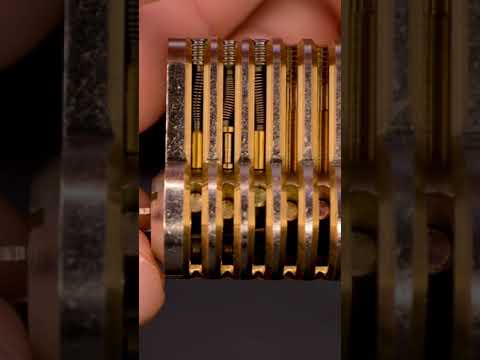Security Pins Part 2 #lockpicking #hobby #security #closeup