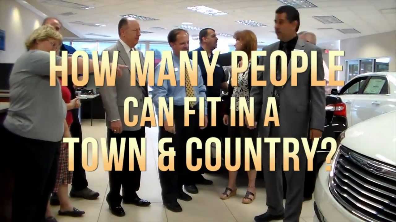 How Many People Can Fit in a Town and Country? - YouTube