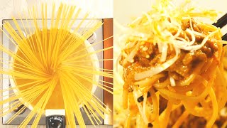 アレンジピリ辛担々麺☆パスタが中華麺に変身!?｜C CHANNELレシピ