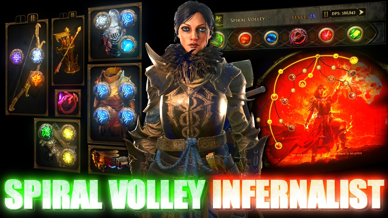 THE SPIRAL VOLLEY LIGHTNING WARP INFERNALIST BUILD GUIDE (POE2 NERD BREAKDOWN)