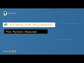 Python for Beginners # 11 - Python Modules