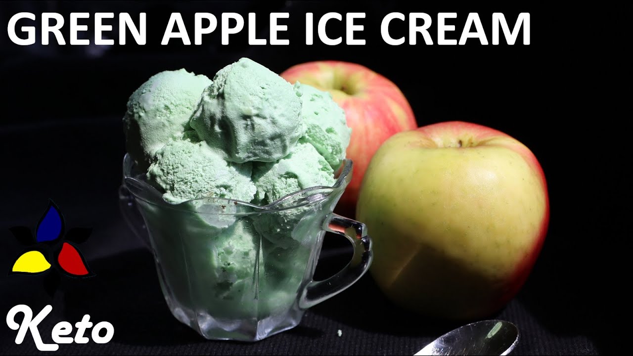 Keto Green Apple Ice Cream – Haagen Dazs Copy Base – keto apple gelato