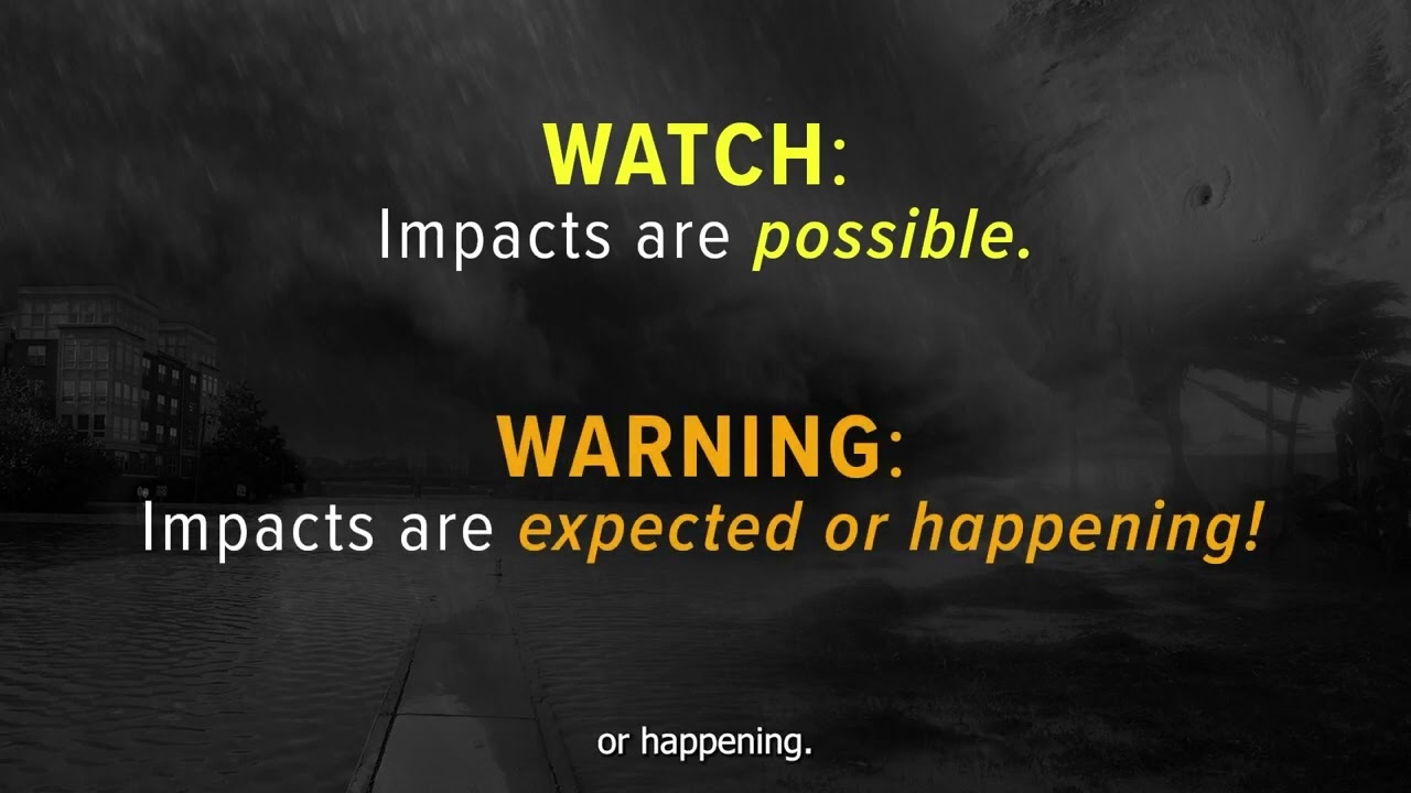 Watch Tuesday — Understand Forecast Information
