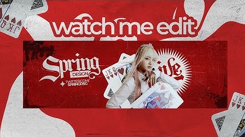 watch me edit • header para o twitter (ibispaint x)