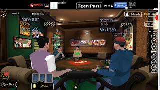 How to play Teen Patti in Gamentio screenshot 5