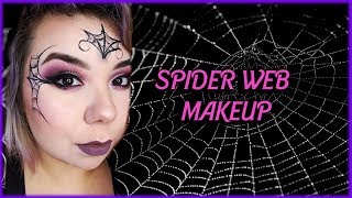 Spider Web Makeup Look | SPOOKY WEEK