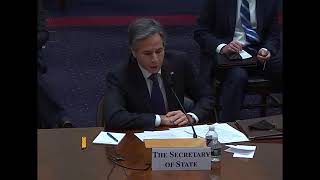 Rep. Dina Titus questions Sec. of State Blinken during a House Foreign Affairs Committee hearing